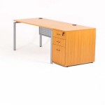 Mesa de escritorio OPTIMUM cajón HB madera