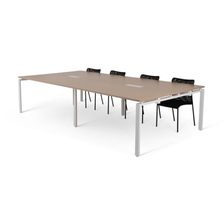 Mesa de reuniones rectangular OPTIMUM An.320 x Fon.164 cm