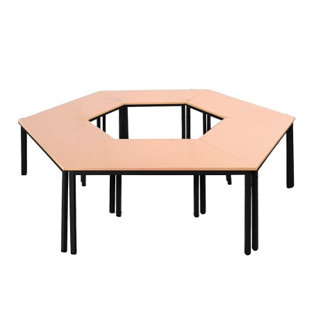 Mesa de reuniones hexagonal para 12 personas ZIK