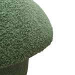 Puf tejido bouclé Alt.35 cm TOAD verde zoom al tejido