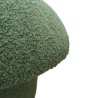 Puf tejido bouclé Alt.35 cm TOAD verde zoom al tejido
