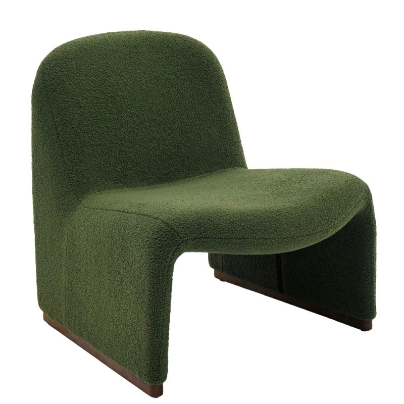 Sillón para sala de espera MARA verde vista diagonal Sillón para sala de espera MARA verde vista diagonal