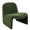 Sillón para sala de espera MARA verde vista diagonal