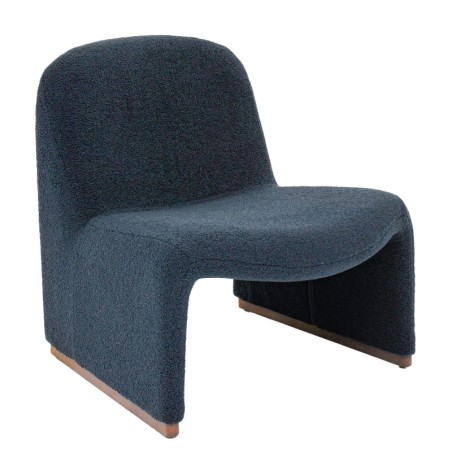 Sillón para sala de espera MARA blanco vista diagonal