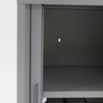 Zoom al aujero de detrás de Armario metálico de persiana Alt. 180cm