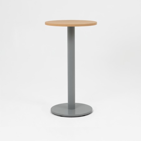 Mesa alta de oficina ZETA, con patas tipo tulipa