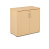 Armario bajo de oficina VELNIO con 2 puertas batientes | 73 cm